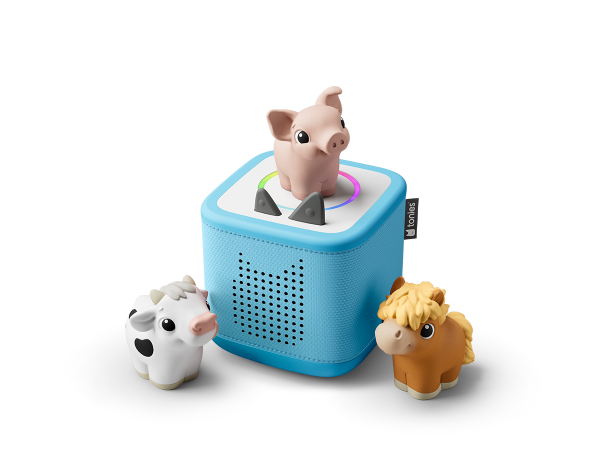 Tonies Toniebox 2 Starter Set himmelblau & My First Tonies Bauernhof