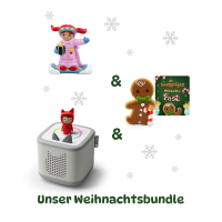 Tonies Toniebox 2 Starter Set grau inkl. 2 Weihnachtstonies