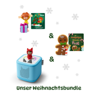Tonies Toniebox 2 Starter Set blau inkl. 2 Weihnachtstonies