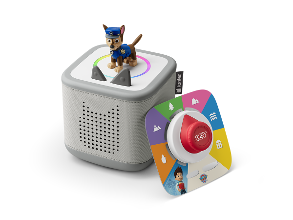 Tonies Toniebox 2 Starter Set mondgrau & Play Set Paw Patrol Chase